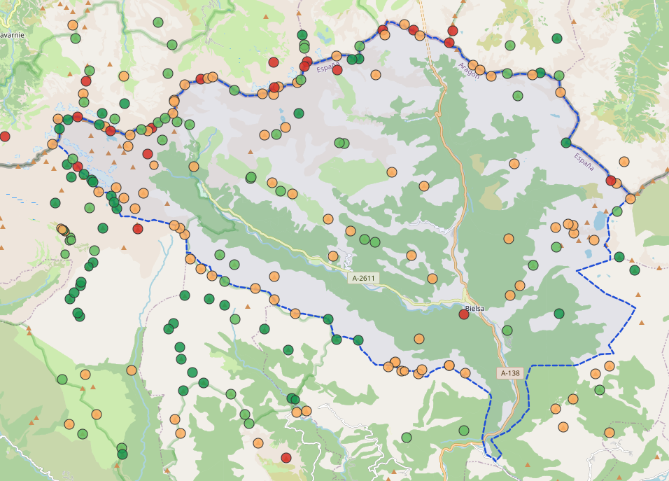 Lesser-known POIs Finder — map preview